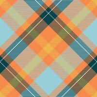 Tartan Seamless Pattern. Sweet Checker Pattern Seamless Tartan Illustration Set for Scarf, Blanket, Other Modern Spring Summer Autumn Winter Holiday Fabric Print. vector