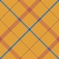 Scottish Tartan Plaid Seamless Pattern, Abstract Check Plaid Pattern. Seamless Tartan Illustration Set for Scarf, Blanket, Other Modern Spring Summer Autumn Winter Holiday Fabric Print. vector