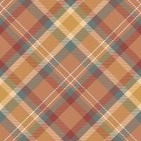 Scottish Tartan Plaid Seamless Pattern, Traditional Scottish Checkered Background. Traditional Scottish Woven Fabric. Lumberjack Shirt Flannel Textile. Pattern Tile Swatch Included. vector