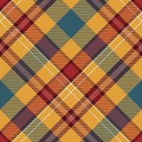 Scottish Tartan Plaid Seamless Pattern, Classic Scottish Tartan Design. Traditional Scottish Woven Fabric. Lumberjack Shirt Flannel Textile. Pattern Tile Swatch Included. vector