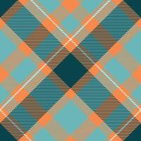 Tartan Seamless Pattern. Sweet Checkerboard Pattern Seamless Tartan Illustration Set for Scarf, Blanket, Other Modern Spring Summer Autumn Winter Holiday Fabric Print. vector