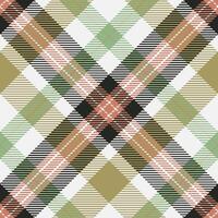 Scottish Tartan Plaid Seamless Pattern, Tartan Seamless Pattern. Seamless Tartan Illustration Set for Scarf, Blanket, Other Modern Spring Summer Autumn Winter Holiday Fabric Print. vector