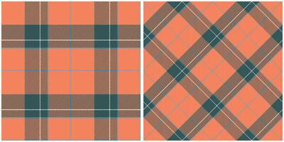 Tartan Seamless Pattern. Gingham Patterns Seamless Tartan Illustration Set for Scarf, Blanket, Other Modern Spring Summer Autumn Winter Holiday Fabric Print. vector
