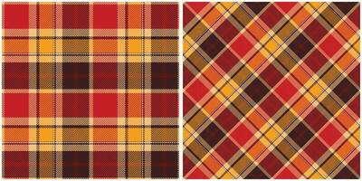 Plaids Pattern Seamless. Checkerboard Pattern Seamless Tartan Illustration Set for Scarf, Blanket, Other Modern Spring Summer Autumn Winter Holiday Fabric Print. vector