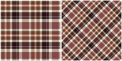 Plaids Pattern Seamless. Traditional Scottish Checkered Background. Traditional Scottish Woven Fabric. Lumberjack Shirt Flannel Textile. Pattern Tile Swatch Included. vector