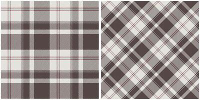 Plaid Pattern Seamless. Checker Pattern Template for Design Ornament. Seamless Fabric Texture. vector