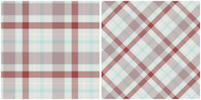 Plaid Pattern Seamless. Checker Pattern Traditional Scottish Woven Fabric. Lumberjack Shirt Flannel Textile. Pattern Tile Swatch Included. vector