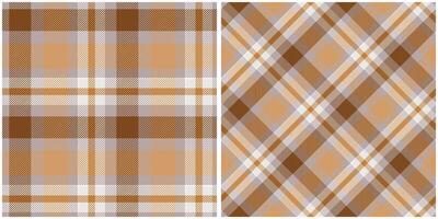 Plaid Pattern Seamless. Scottish Plaid, Traditional Scottish Woven Fabric. Lumberjack Shirt Flannel Textile. Pattern Tile Swatch Included. vector