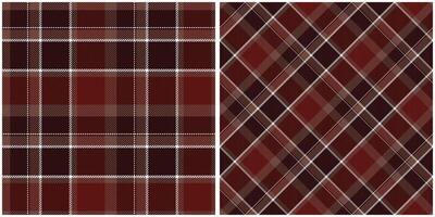 Plaid Pattern Seamless. Scottish Tartan Pattern Seamless Tartan Illustration Set for Scarf, Blanket, Other Modern Spring Summer Autumn Winter Holiday Fabric Print. vector