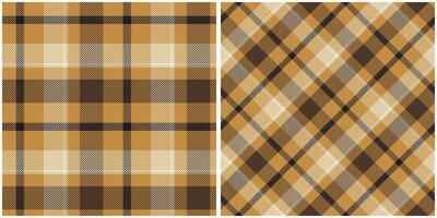 Plaid Patterns Seamless. Checker Pattern Template for Design Ornament. Seamless Fabric Texture. vector