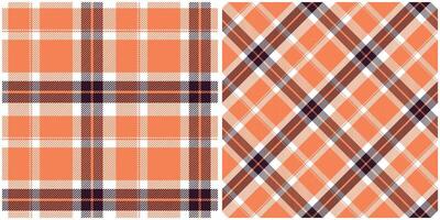 Tartan Pattern Seamless. Sweet Plaid Patterns Seamless Tartan Illustration Set for Scarf, Blanket, Other Modern Spring Summer Autumn Winter Holiday Fabric Print. vector