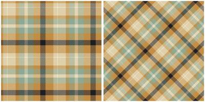 Plaid Patterns Seamless. Checkerboard Pattern Traditional Scottish Woven Fabric. Lumberjack Shirt Flannel Textile. Pattern Tile Swatch Included. vector