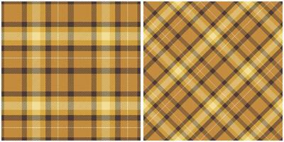 Plaid Patterns Seamless. Checker Pattern Traditional Scottish Woven Fabric. Lumberjack Shirt Flannel Textile. Pattern Tile Swatch Included. vector