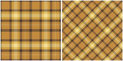 Plaid Patterns Seamless. Checker Pattern Traditional Scottish Woven Fabric. Lumberjack Shirt Flannel Textile. Pattern Tile Swatch Included. vector