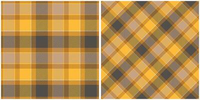 Plaid Patterns Seamless. Tartan Seamless Pattern Seamless Tartan Illustration Set for Scarf, Blanket, Other Modern Spring Summer Autumn Winter Holiday Fabric Print. vector