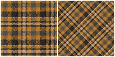 Plaid Patterns Seamless. Gingham Patterns Traditional Scottish Woven Fabric. Lumberjack Shirt Flannel Textile. Pattern Tile Swatch Included. vector