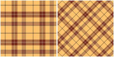 Plaid Patterns Seamless. Classic Plaid Tartan Traditional Scottish Woven Fabric. Lumberjack Shirt Flannel Textile. Pattern Tile Swatch Included. vector