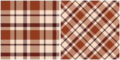 Scottish Tartan Pattern. Plaid Pattern Seamless Seamless Tartan Illustration Set for Scarf, Blanket, Other Modern Spring Summer Autumn Winter Holiday Fabric Print. vector