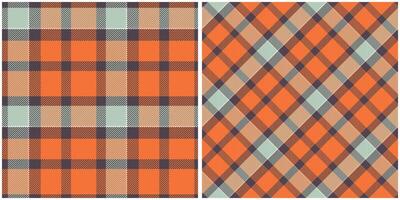 Scottish Tartan Pattern. Classic Plaid Tartan Seamless Tartan Illustration Set for Scarf, Blanket, Other Modern Spring Summer Autumn Winter Holiday Fabric Print. vector