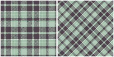 Scottish Tartan Pattern. Gingham Patterns Seamless Tartan Illustration Set for Scarf, Blanket, Other Modern Spring Summer Autumn Winter Holiday Fabric Print. vector