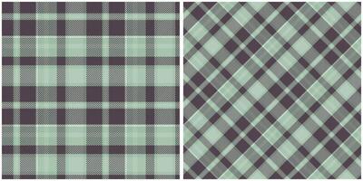 Scottish Tartan Pattern. Gingham Patterns Seamless Tartan Illustration Set for Scarf, Blanket, Other Modern Spring Summer Autumn Winter Holiday Fabric Print. vector