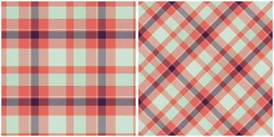 Tartan Pattern Seamless. Pastel Scottish Tartan Pattern Seamless. Tartan Illustration Set for Scarf, Blanket, Other Modern Spring Summer Autumn Winter Holiday Fabric Print. vector