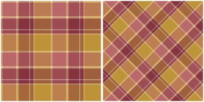 Scottish Tartan Pattern. Scottish Plaid, Seamless Tartan Illustration Set for Scarf, Blanket, Other Modern Spring Summer Autumn Winter Holiday Fabric Print. vector
