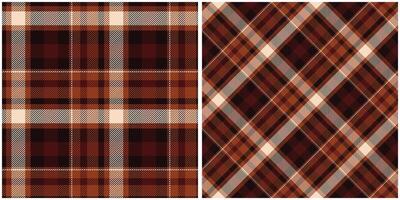 Scottish Tartan Pattern. Plaid Patterns Seamless Seamless Tartan Illustration Set for Scarf, Blanket, Other Modern Spring Summer Autumn Winter Holiday Fabric Print. vector