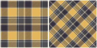 Scottish Tartan Pattern. Traditional Scottish Checkered Background. Seamless Tartan Illustration Set for Scarf, Blanket, Other Modern Spring Summer Autumn Winter Holiday Fabric Print. vector