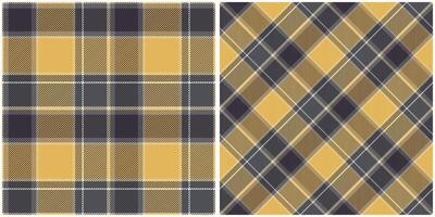 Scottish Tartan Pattern. Traditional Scottish Checkered Background. Seamless Tartan Illustration Set for Scarf, Blanket, Other Modern Spring Summer Autumn Winter Holiday Fabric Print. vector