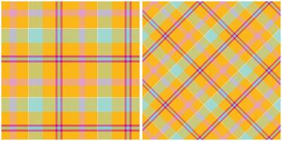 Scottish Tartan Seamless Pattern. Tartan Seamless Pattern Template for Design Ornament. Seamless Fabric Texture. vector