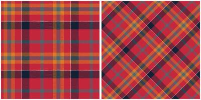 Scottish Tartan Seamless Pattern. Checker Pattern Traditional Scottish Woven Fabric. Lumberjack Shirt Flannel Textile. Pattern Tile Swatch Included. vector