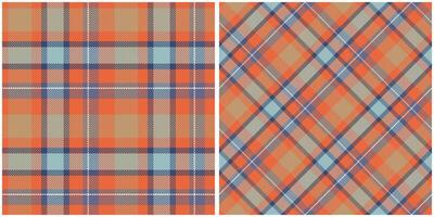 Scottish Tartan Seamless Pattern. Classic Scottish Tartan Design. Seamless Tartan Illustration Set for Scarf, Blanket, Other Modern Spring Summer Autumn Winter Holiday Fabric Print. vector