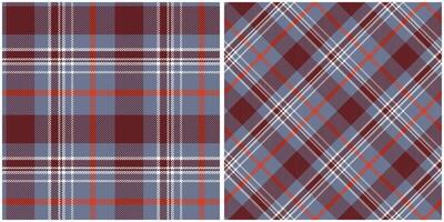 Tartan Plaid Seamless Pattern. Scottish Tartan Seamless Pattern. Seamless Tartan Illustration Set for Scarf, Blanket, Other Modern Spring Summer Autumn Winter Holiday Fabric Print. vector