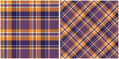 Tartan Plaid Seamless Pattern. Checker Pattern. Template for Design Ornament. Seamless Fabric Texture. vector