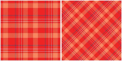 Tartan Plaid Seamless Pattern. Checkerboard Pattern. Template for Design Ornament. Seamless Fabric Texture. vector