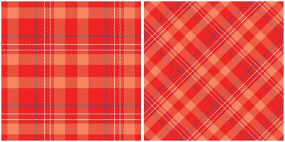 Tartan Plaid Seamless Pattern. Checkerboard Pattern. Template for Design Ornament. Seamless Fabric Texture. vector