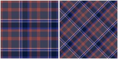 Tartan Plaid Seamless Pattern. Gingham Patterns. Seamless Tartan Illustration Set for Scarf, Blanket, Other Modern Spring Summer Autumn Winter Holiday Fabric Print. vector