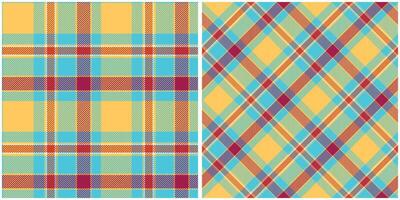 Tartan Plaid Seamless Pattern. Traditional Scottish Checkered Background. Traditional Scottish Woven Fabric. Lumberjack Shirt Flannel Textile. Pattern Tile Swatch Included. vector