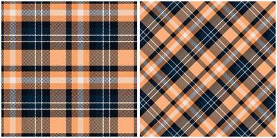 Tartan Plaid Seamless Pattern. Abstract Check Plaid Pattern. Seamless Tartan Illustration Set for Scarf, Blanket, Other Modern Spring Summer Autumn Winter Holiday Fabric Print. vector