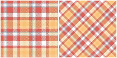 Tartan Pattern Seamless. Tartan Plaid Seamless Pattern. Template for Design Ornament. Seamless Fabric Texture. vector