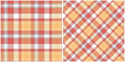 Tartan Pattern Seamless. Tartan Plaid Seamless Pattern. Template for Design Ornament. Seamless Fabric Texture. vector