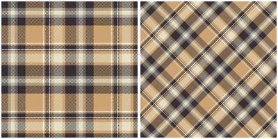 Classic Scottish Tartan Design. Plaid Patterns Seamless. Seamless Tartan Illustration Set for Scarf, Blanket, Other Modern Spring Summer Autumn Winter Holiday Fabric Print. vector