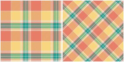 Classic Scottish Tartan Design. Tartan Seamless Pattern. Seamless Tartan Illustration Set for Scarf, Blanket, Other Modern Spring Summer Autumn Winter Holiday Fabric Print. vector