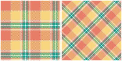 Classic Scottish Tartan Design. Tartan Seamless Pattern. Seamless Tartan Illustration Set for Scarf, Blanket, Other Modern Spring Summer Autumn Winter Holiday Fabric Print. vector