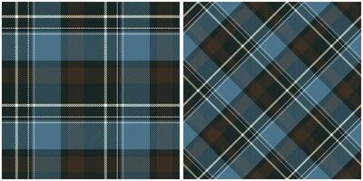 Classic Scottish Tartan Design. Tartan Plaid Seamless Pattern. Seamless Tartan Illustration Set for Scarf, Blanket, Other Modern Spring Summer Autumn Winter Holiday Fabric Print. vector