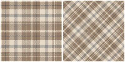 Tartan Plaid Seamless Pattern. Plaids Pattern Seamless. Seamless Tartan Illustration Set for Scarf, Blanket, Other Modern Spring Summer Autumn Winter Holiday Fabric Print. vector