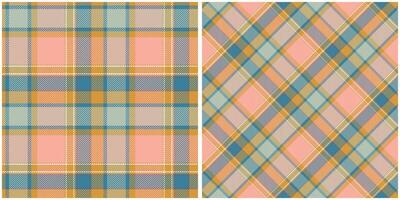 Tartan Plaid Seamless Pattern. Tartan Seamless Pattern. Template for Design Ornament. Seamless Fabric Texture. Illustration vector