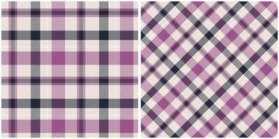 Tartan Plaid Seamless Pattern. Checkerboard Pattern. Seamless Tartan Illustration Set for Scarf, Blanket, Other Modern Spring Summer Autumn Winter Holiday Fabric Print. vector