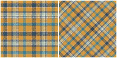 Tartan Plaid Seamless Pattern. Gingham Patterns. Traditional Scottish Woven Fabric. Lumberjack Shirt Flannel Textile. Pattern Tile Swatch Included. vector